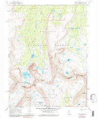 Mount Powell 1967 topographic map thumbnail