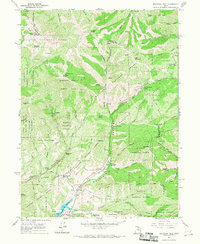 Mountain Dell 1961 topographic map thumbnail