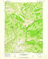 Mountain Dell 1961 topographic map thumbnail