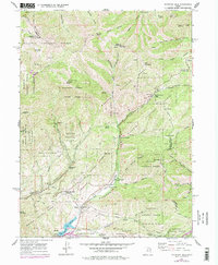 Mountain Dell 1961 topographic map thumbnail
