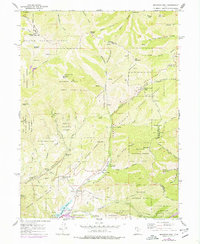 Mountain Dell 1961 topographic map thumbnail