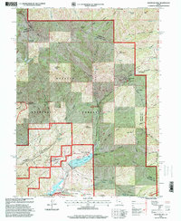 Mountain Dell 1998 topographic map thumbnail