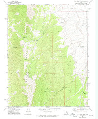 Mountain Home Pass 1971 topographic map thumbnail
