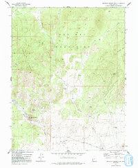 Mountain Spring Peak 1972 topographic map thumbnail
