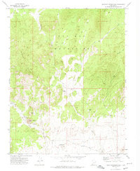 Mountain Spring Peak 1972 topographic map thumbnail