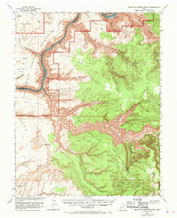 Mouth of Dark Canyon topographic map thumbnail