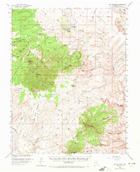 Mt Hillers 1952 topographic map thumbnail