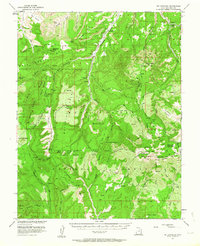 Mt Linnaeus 1954 topographic map thumbnail