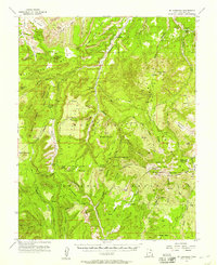 Mt Linnaeus 1954 topographic map thumbnail
