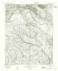 Mt Peale 1 NE 1954 topographic map thumbnail