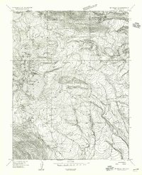 Mt Peale 1 NW 1954 topographic map thumbnail