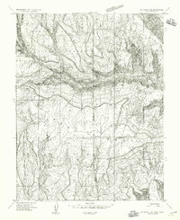 Mt Peale 1 SE 1954 topographic map thumbnail
