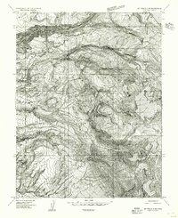 Mt Peale 2 NE 1954 topographic map thumbnail