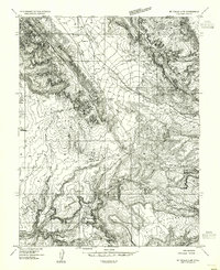 Mt Peale 2 NW 1954 topographic map thumbnail