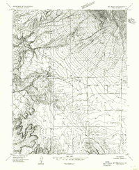 Mt Peale 2 SE 1954 topographic map thumbnail