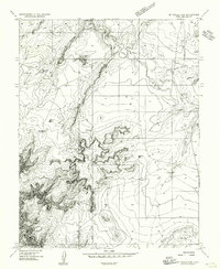 Mt Peale 3 NW 1954 topographic map thumbnail