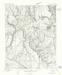 Mt Peale 4 NE topographic map thumbnail