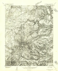 Mt Pennell 1 SE topographic map thumbnail
