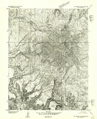 Mt Pennell 2 NE 1952 topographic map thumbnail