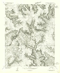 Mt Pennell 2 NW 1953 topographic map thumbnail
