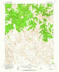 Mt Pennell 1953 topographic map thumbnail