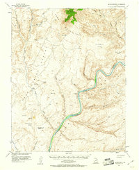 Mt. Ellsworth 1953 topographic map thumbnail