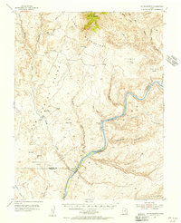 Mt. Ellsworth 1953 topographic map thumbnail