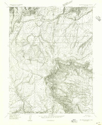 Mt. Waas 4 SE 1954 topographic map thumbnail