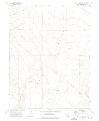 Mud Lake Reservoir 1972 topographic map thumbnail