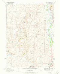 Murphy Ridge 1968 topographic map thumbnail