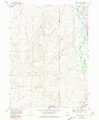 Murphy Ridge 1968 topographic map thumbnail