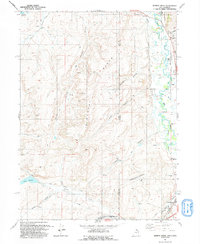 Murphy Ridge 1991 topographic map thumbnail