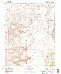 Mussentuchit Flat 1968 topographic map preview