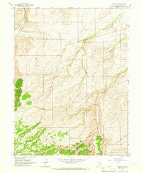 Myton SW 1964 topographic map thumbnail