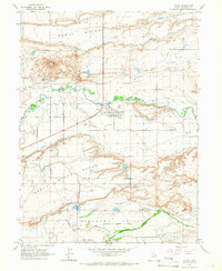 Myton 1964 topographic map thumbnail