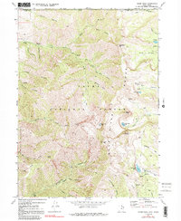 Naomi Peak 1969 topographic map thumbnail