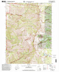 Naomi Peak 1998 topographic map thumbnail