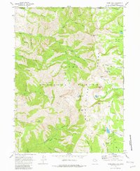 Naomi Peak 1969 topographic map thumbnail