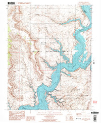 Nasja Mesa 1987 topographic map thumbnail
