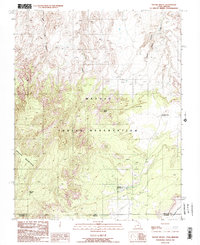Navajo Begay 1987 topographic map thumbnail