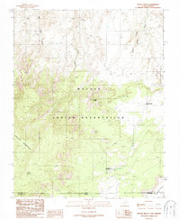 Navajo Begay 1987 topographic map thumbnail