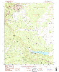 Navajo Lake 1985 topographic map thumbnail