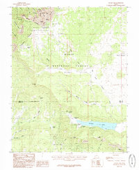 Navajo Lake 1985 topographic map thumbnail