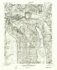 Navajo Mountain 4 NE topographic map thumbnail