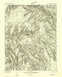 Navajo Mountain 4 NW topographic map thumbnail