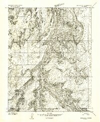 Navajo Mountain 4 SW topographic map thumbnail