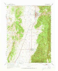 Nephi 1951 topographic map thumbnail