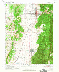 Nephi 1951 topographic map thumbnail