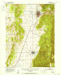 Nephi 1951 topographic map thumbnail