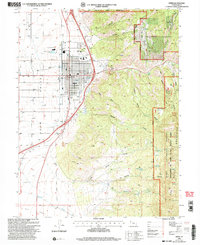 Nephi 2001 topographic map thumbnail